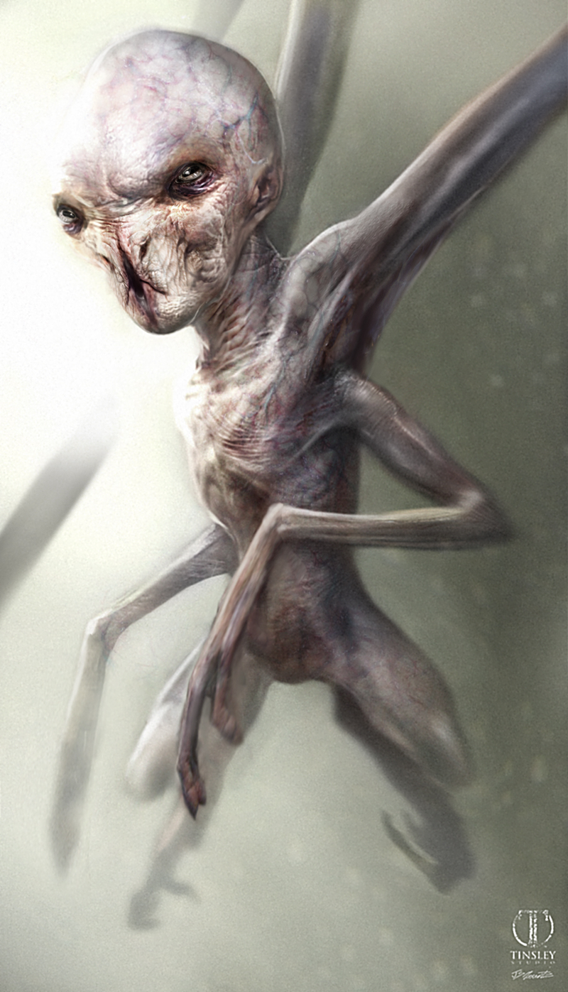 Illustration for article titled An even more revolting vision of American Horror Story Asylum's aliens